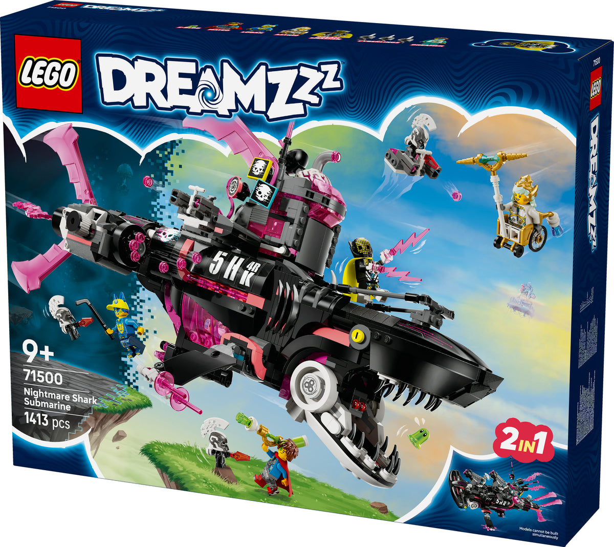 LEGO Dreamzzz 71500 Sottomarino-squalo Nightmare