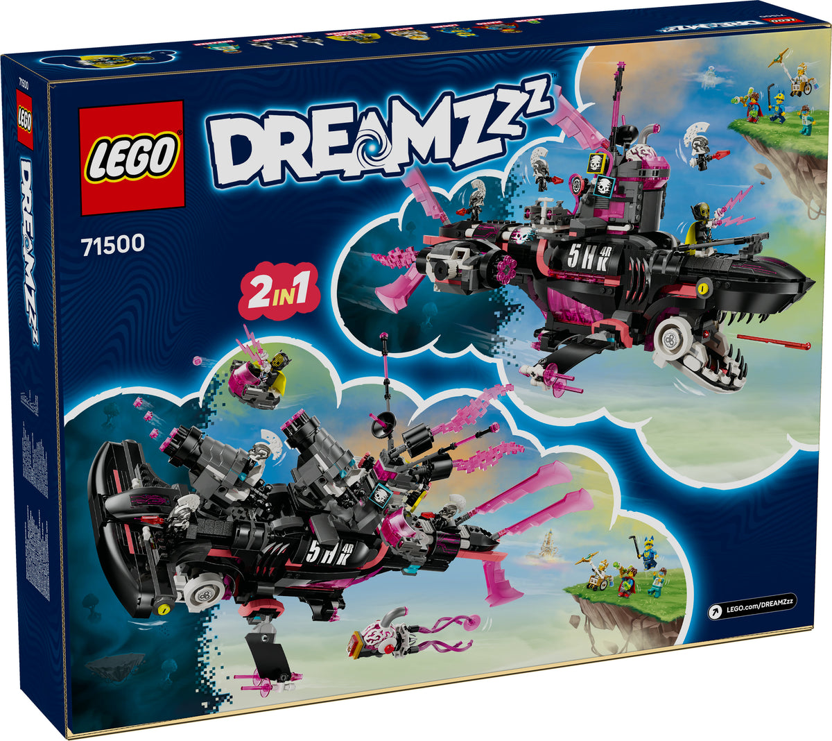 LEGO Dreamzzz 71500 Sottomarino-squalo Nightmare
