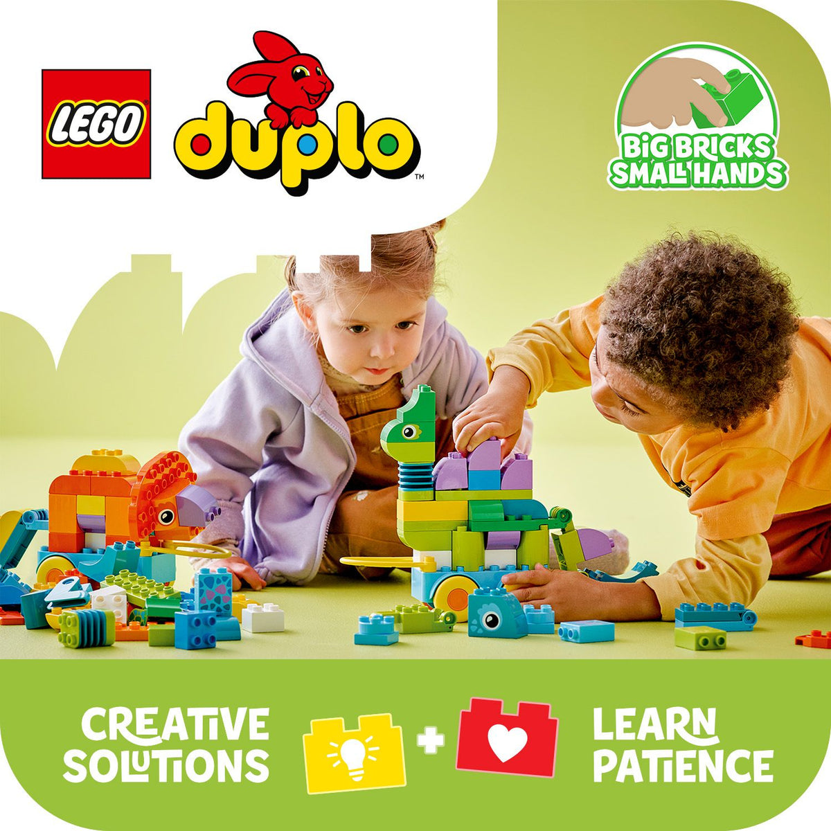 LEGO Duplo 10451 Dinosauri su ruote 3 in 1