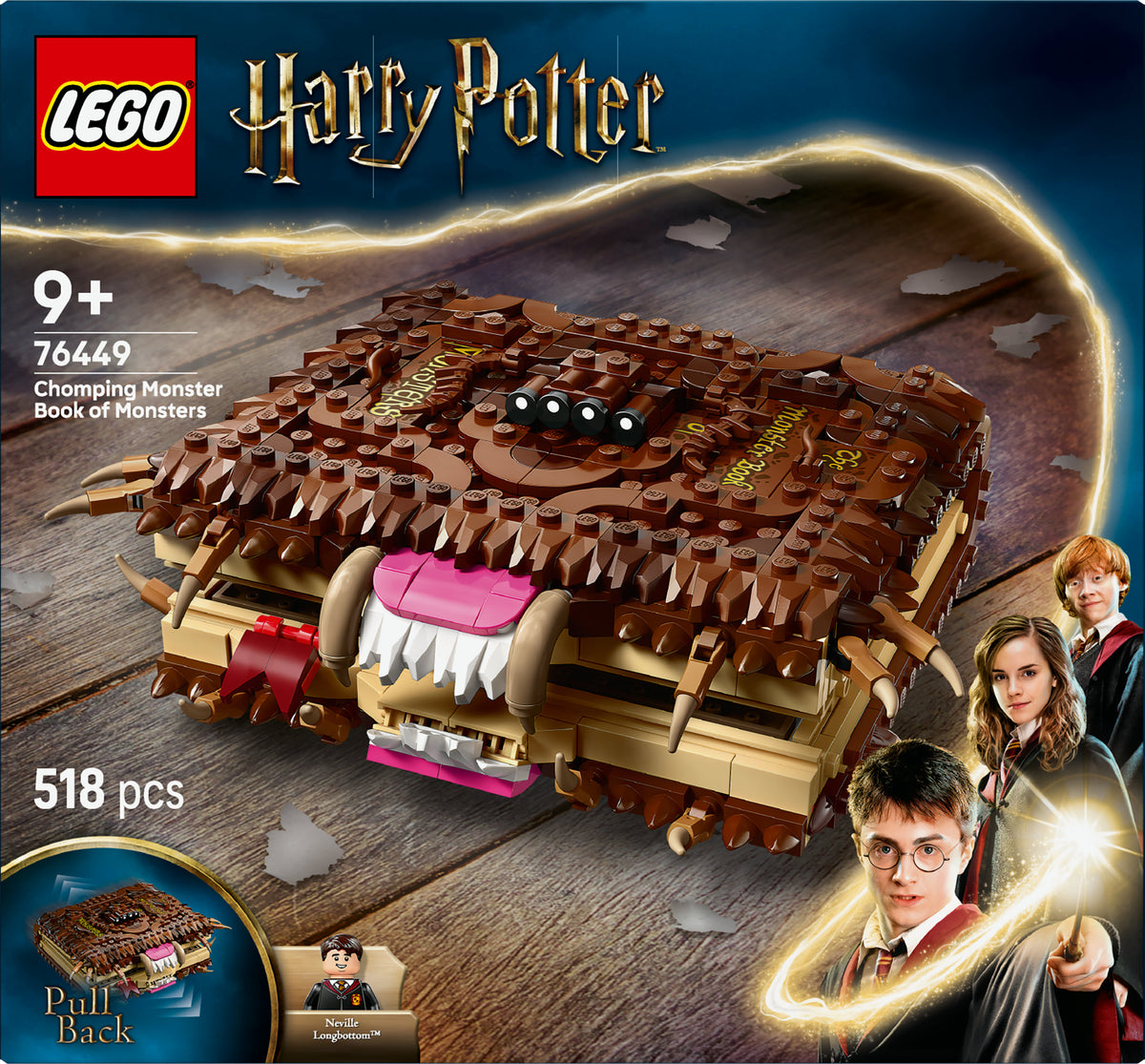LEGO Harry Potter 76449 Il Libro Mostro dei mostri azzannante