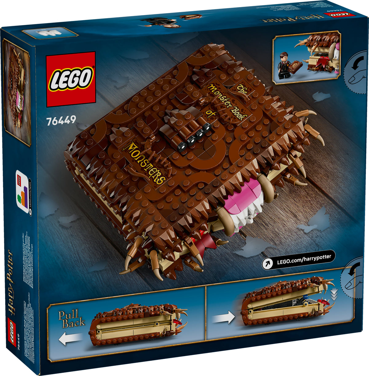 LEGO Harry Potter 76449 Il Libro Mostro dei mostri azzannante