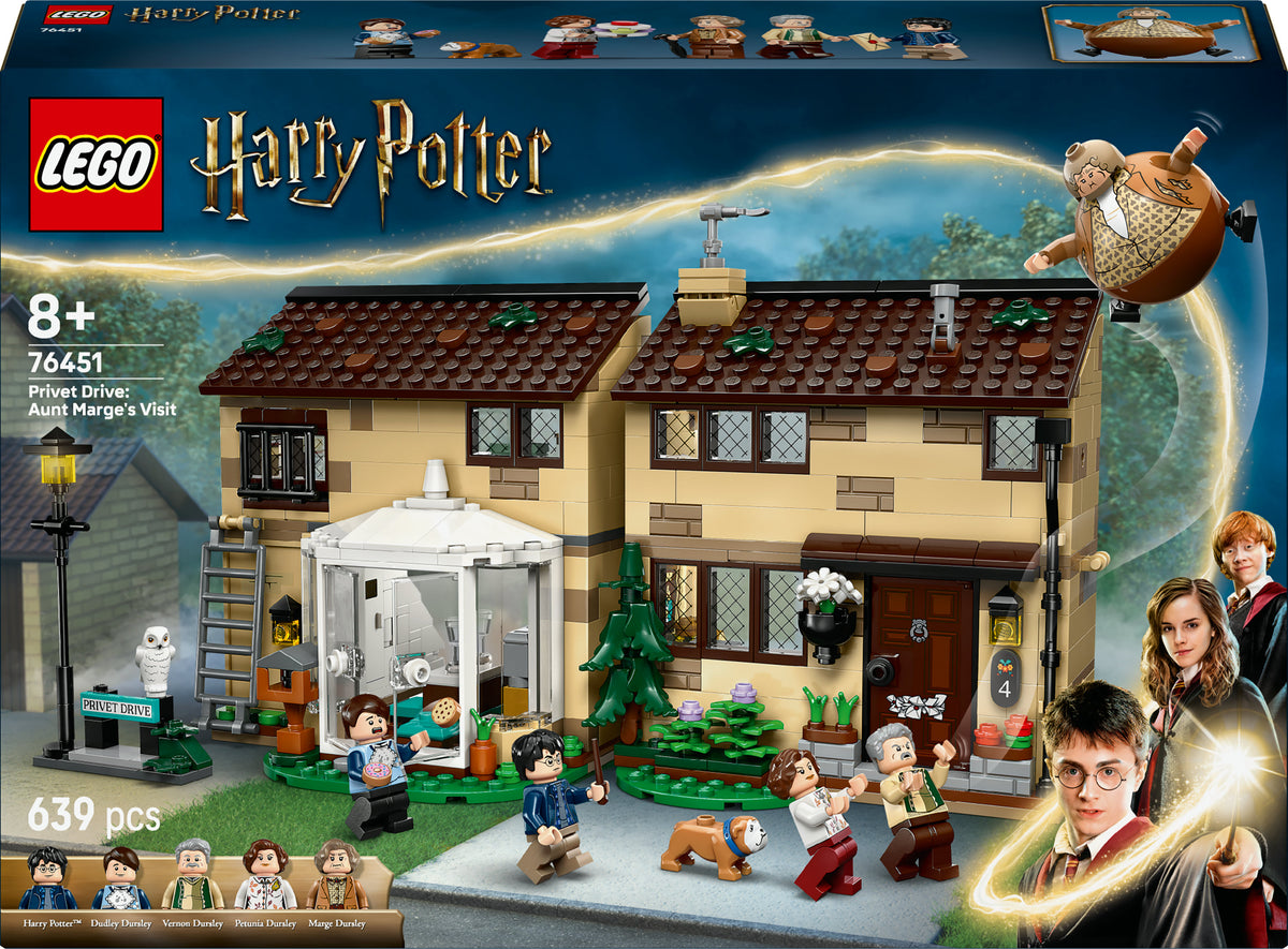 LEGO Harry Potter 76451 Privet Drive: la visita di zia Marge