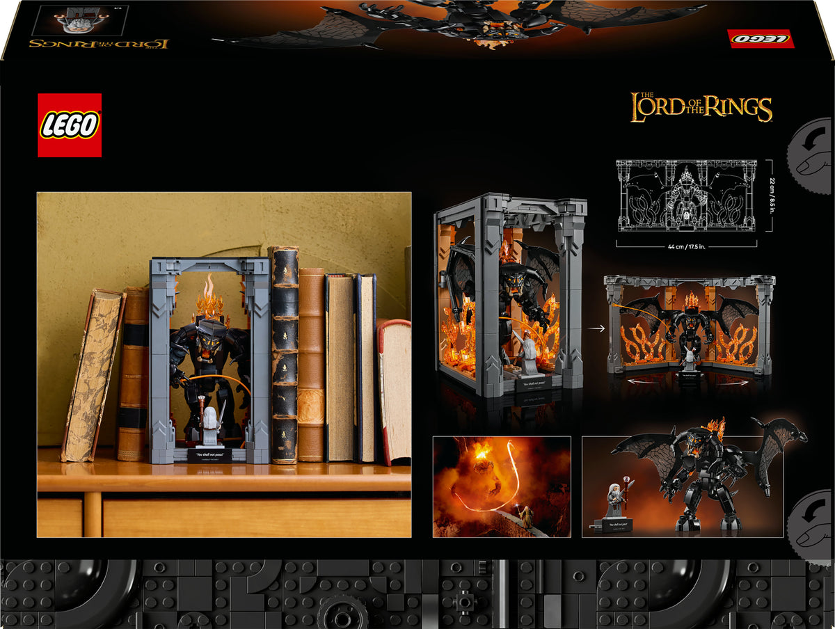 10367 - Il Signore degli Anelli: Book Nook del Balrog™