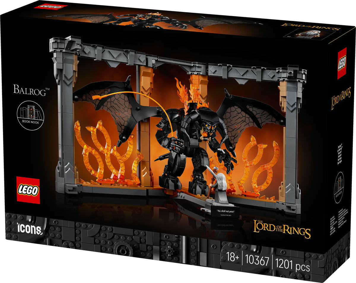 10367 - Il Signore degli Anelli: Book Nook del Balrog™