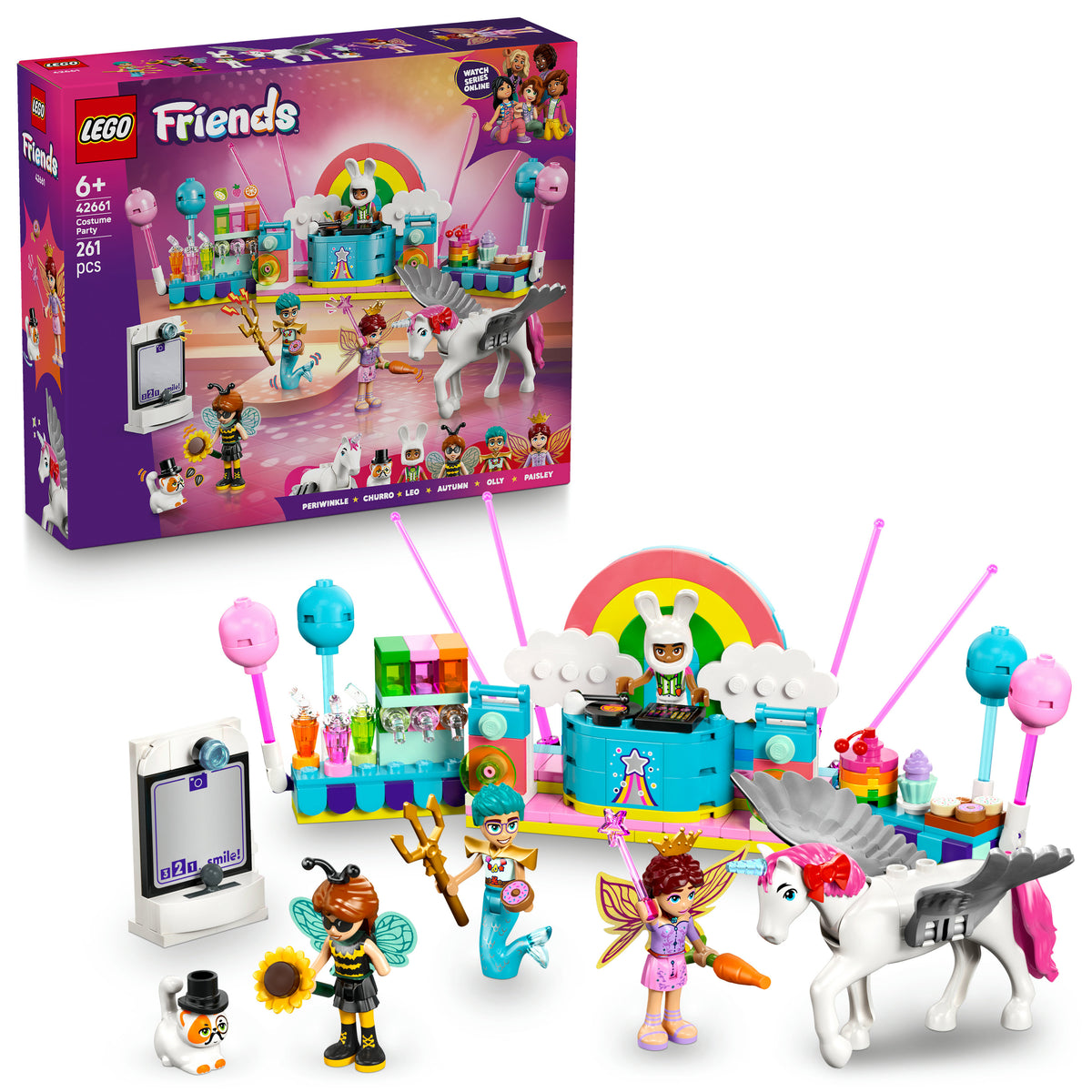LEGO Friends 42661 Party in costume con unicorno e fatina