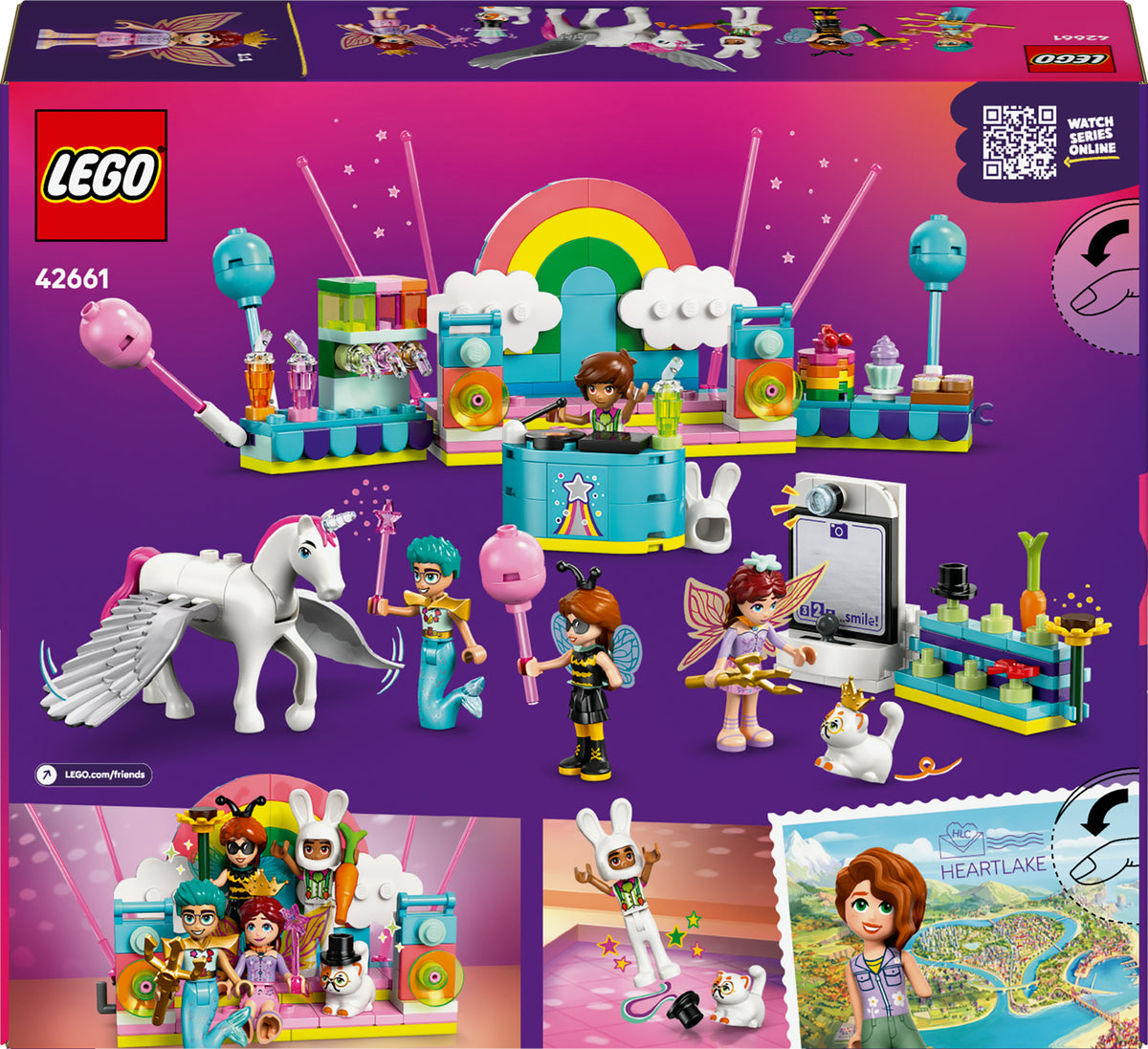 LEGO Friends 42661 Party in costume con unicorno e fatina