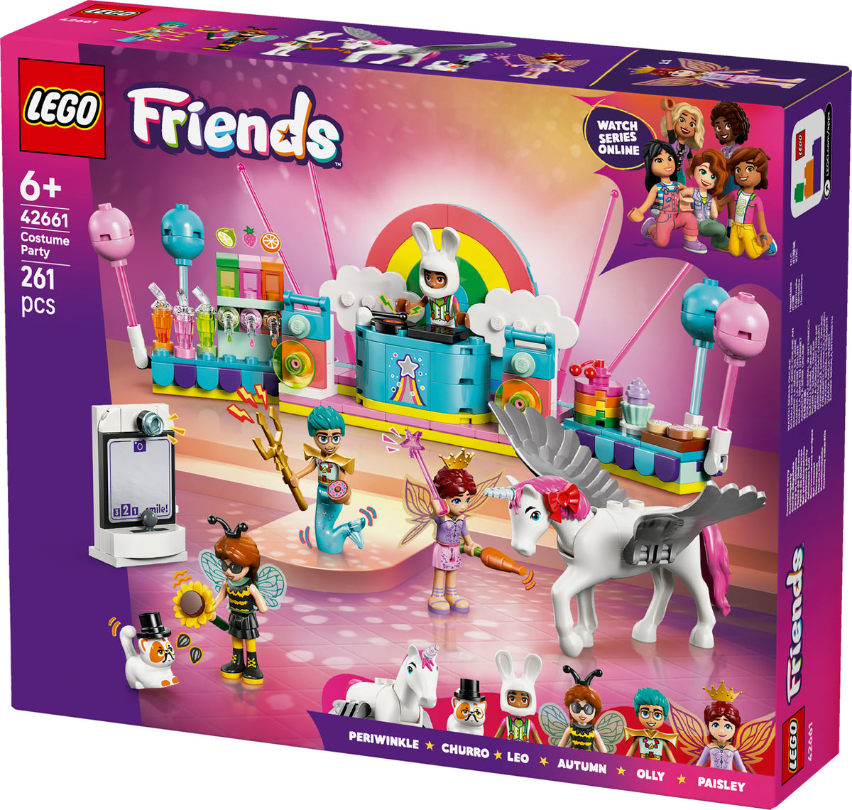 LEGO Friends 42661 Party in costume con unicorno e fatina