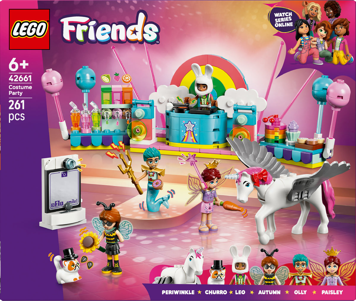 LEGO Friends 42661 Party in costume con unicorno e fatina