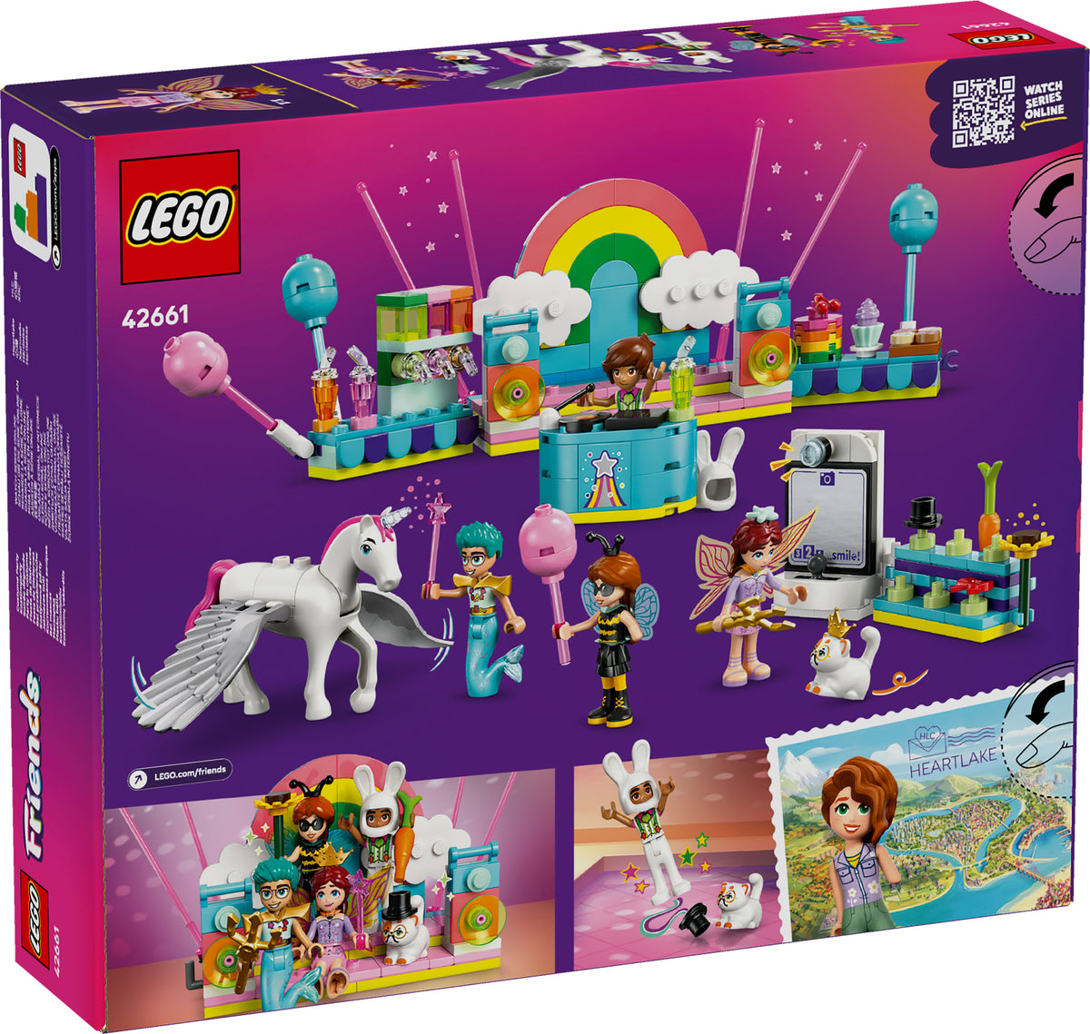 LEGO Friends 42661 Party in costume con unicorno e fatina