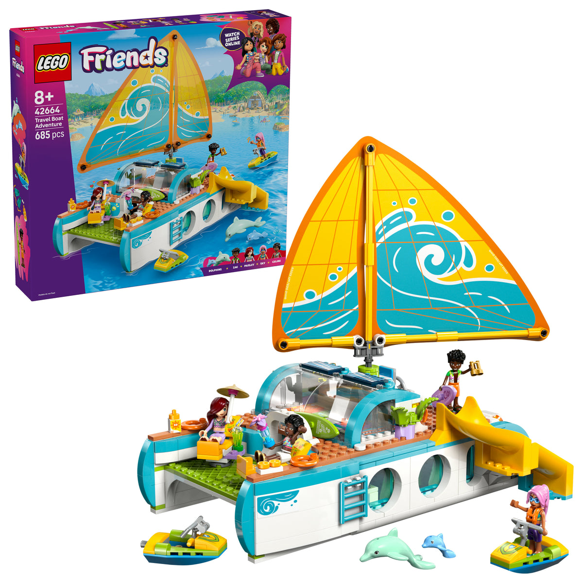 LEGO Friends 42664 Avventura sul catamarano