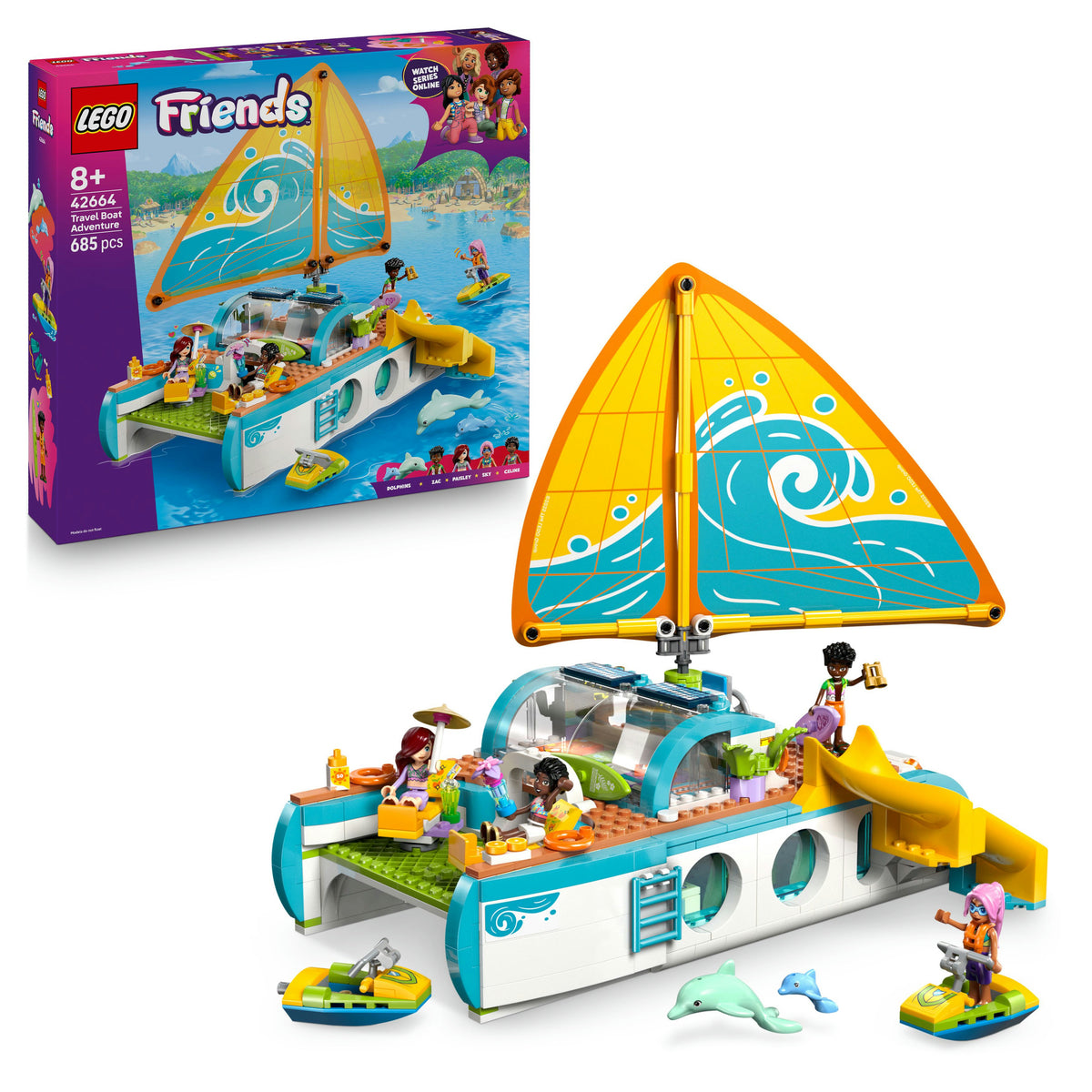 LEGO Friends 42664 Avventura sul catamarano