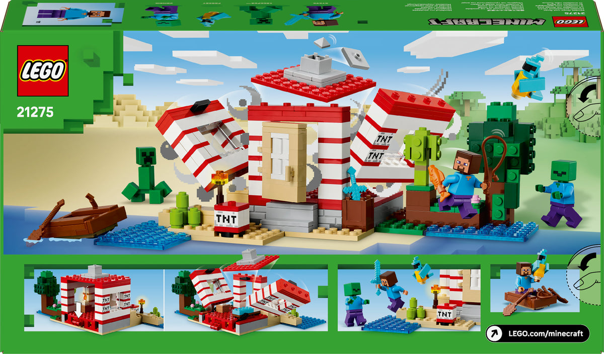 LEGO Minecraft 21275 Casa nella giungla esplosiva