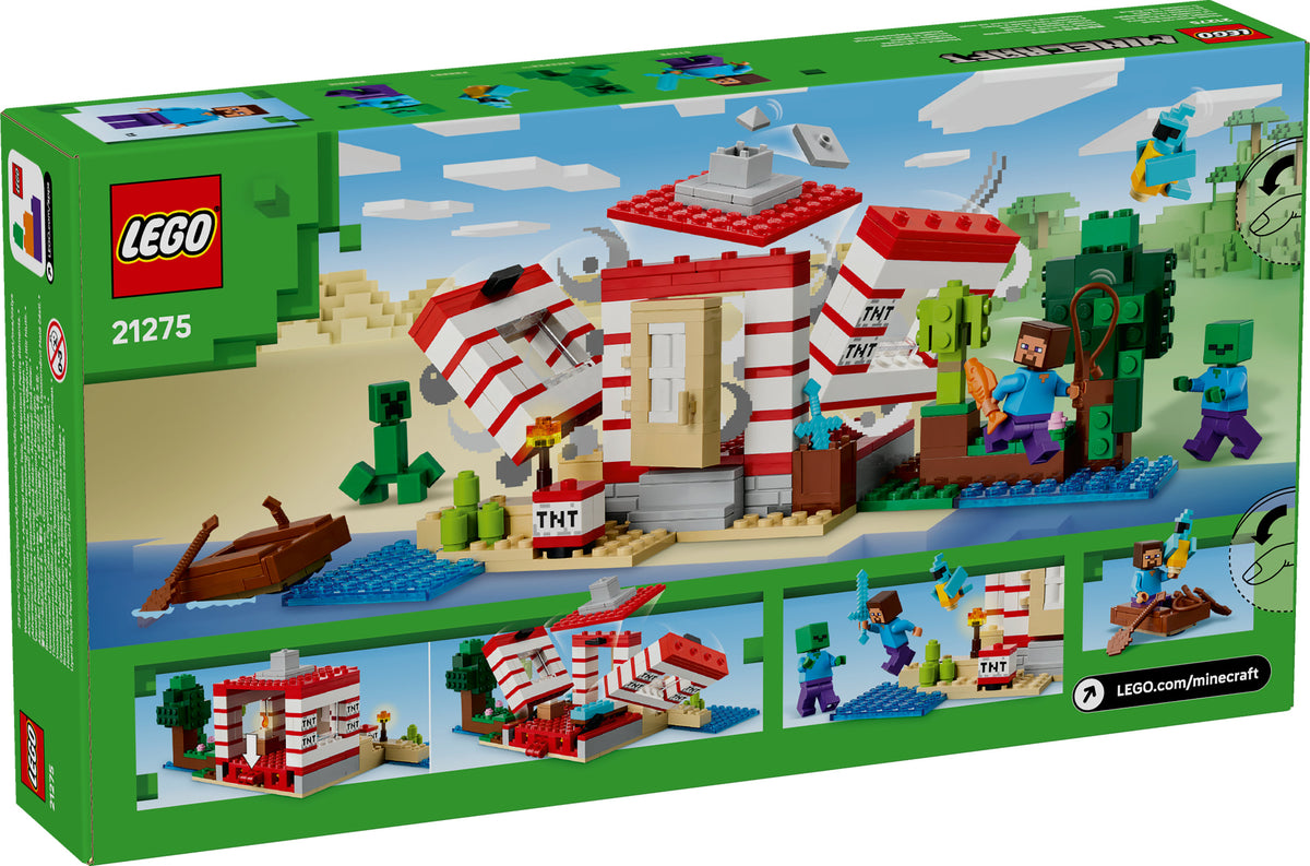 LEGO Minecraft 21275 Casa nella giungla esplosiva