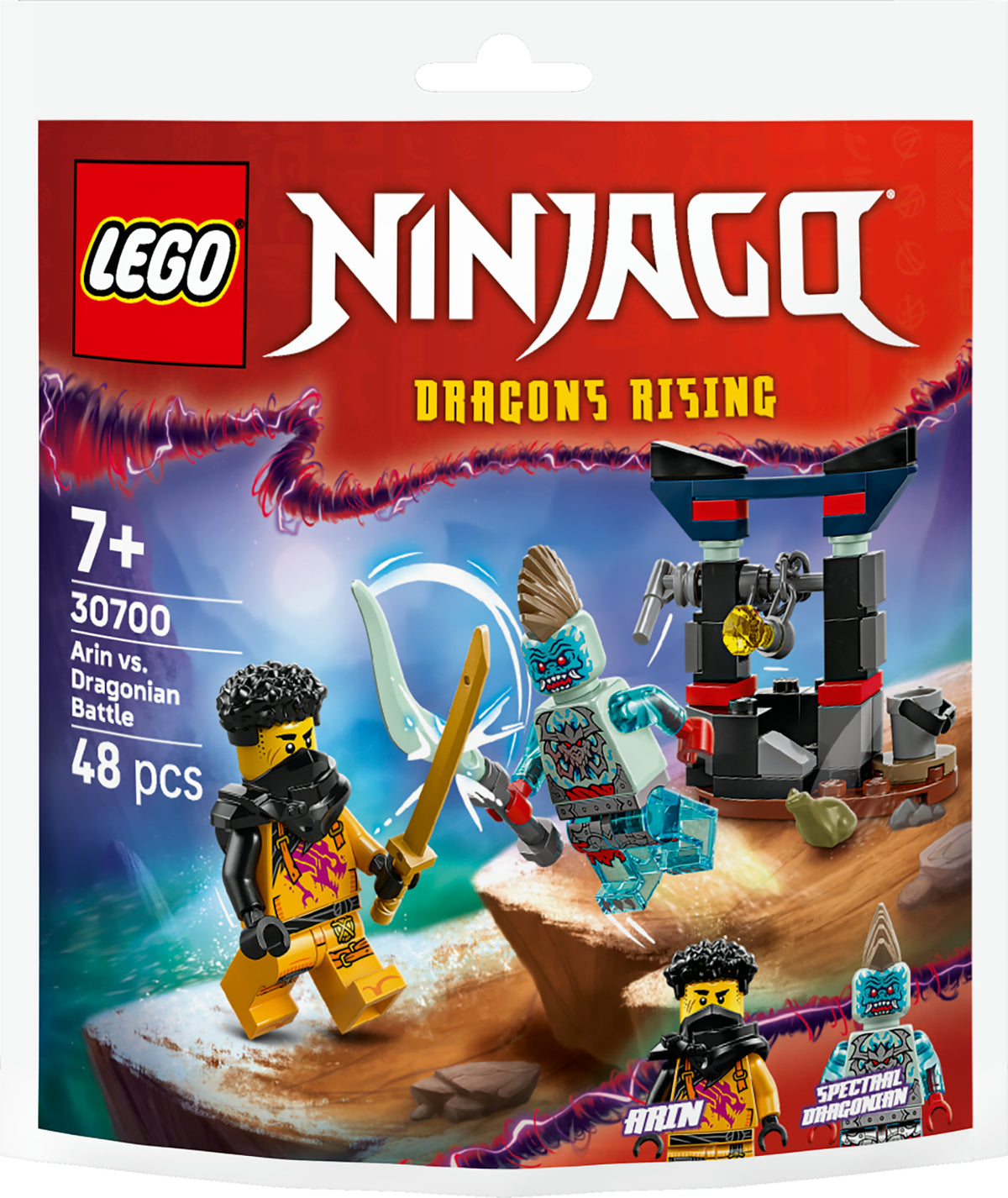 LEGO Ninjago 30700 battaglia di arin vs. dragoniano