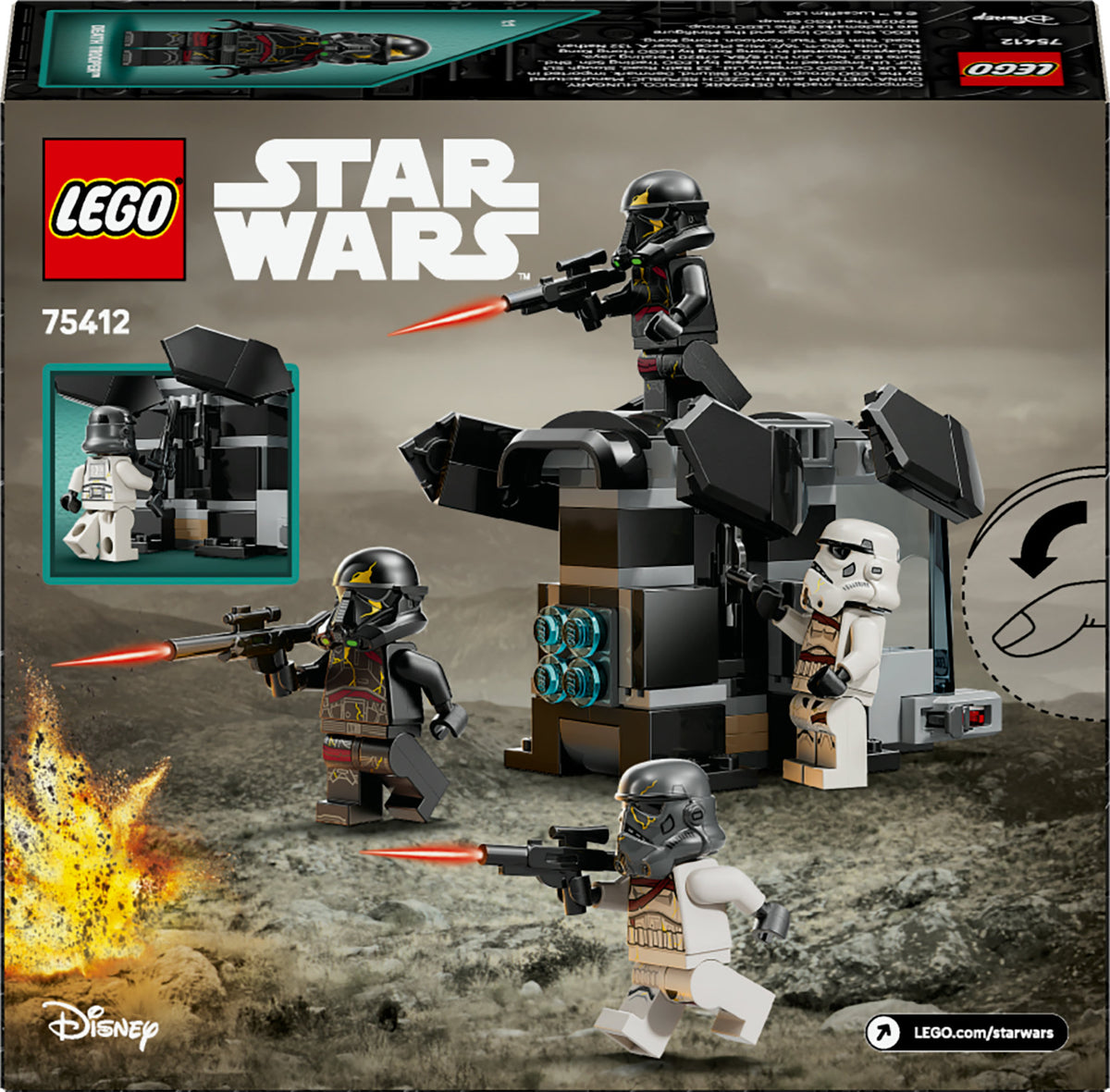LEGO Star Wars 75412 battle pack death trooper e night trooper