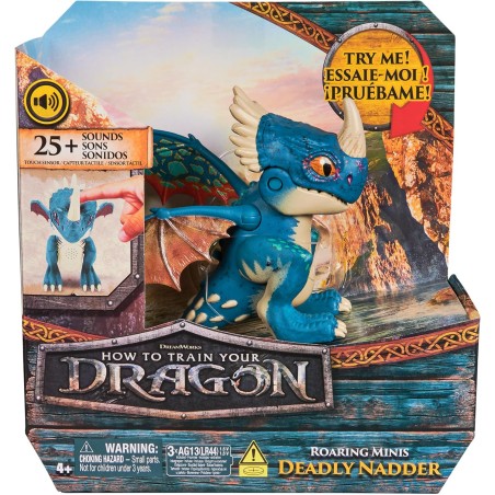how to train your dragon - mini drago interattivo - modello assortito