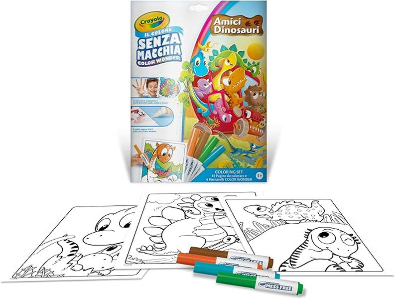 color wonder - amici dinosauri