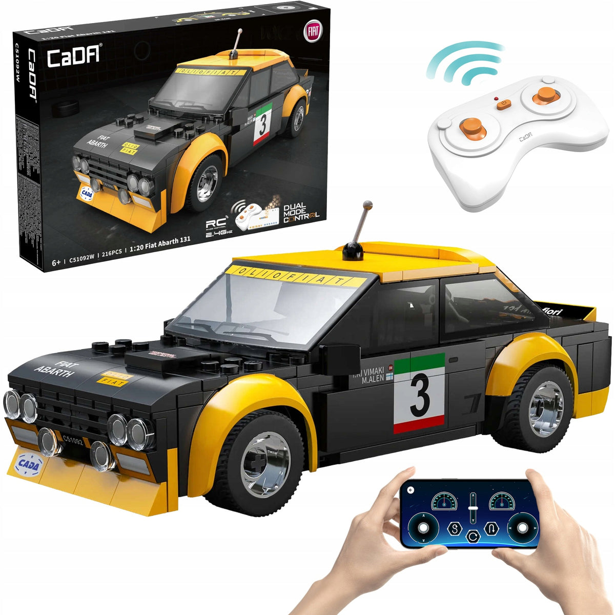 cada - fiat abarth 131 - 216 pz.