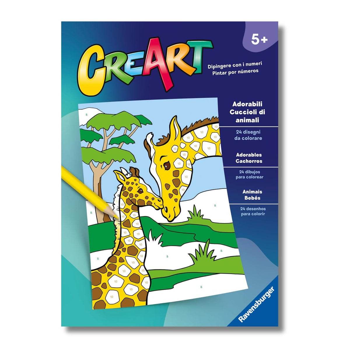 creart - album da colorare - adorabili cuccioli