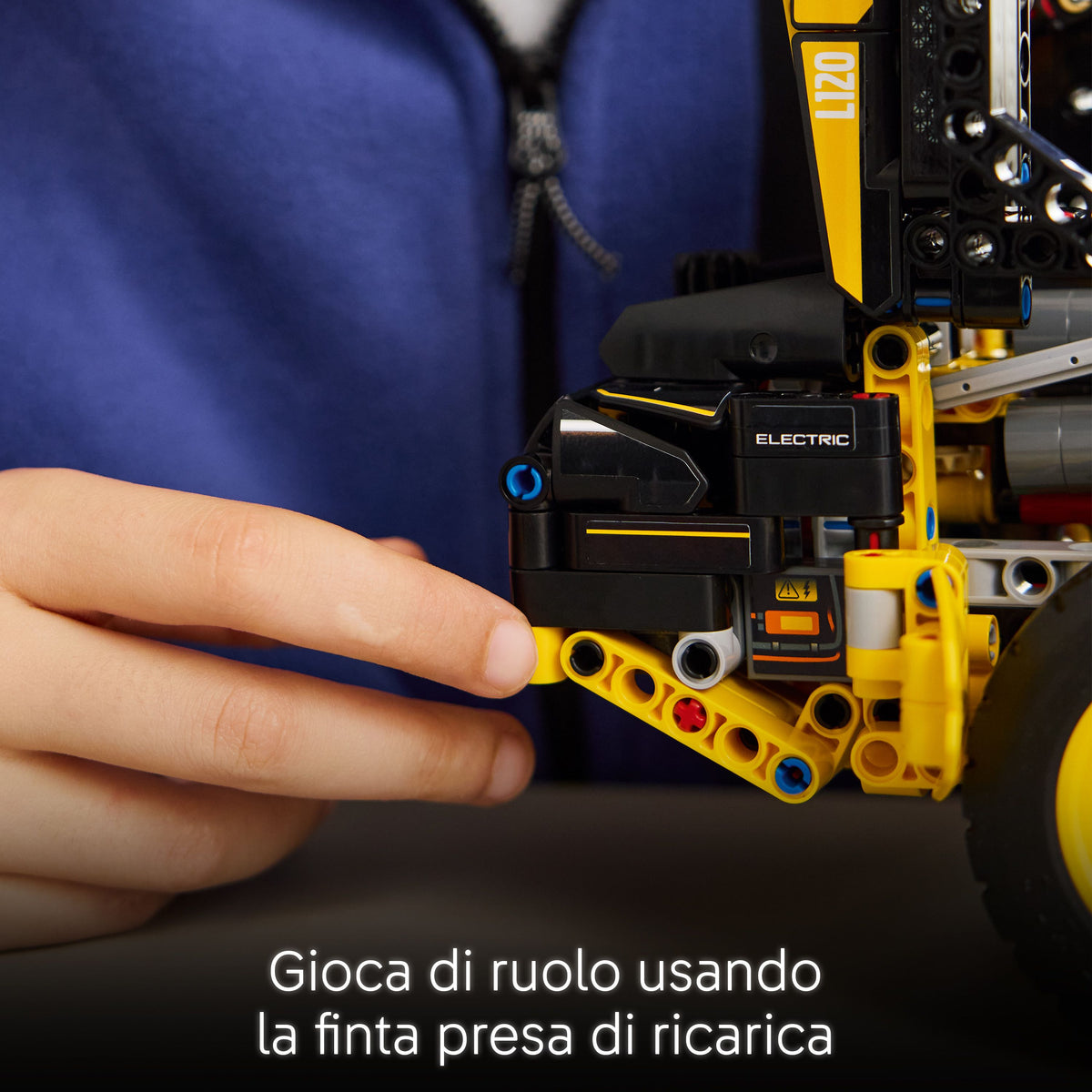 LEGO Technic 42209 pala gommata volvo l120 electric