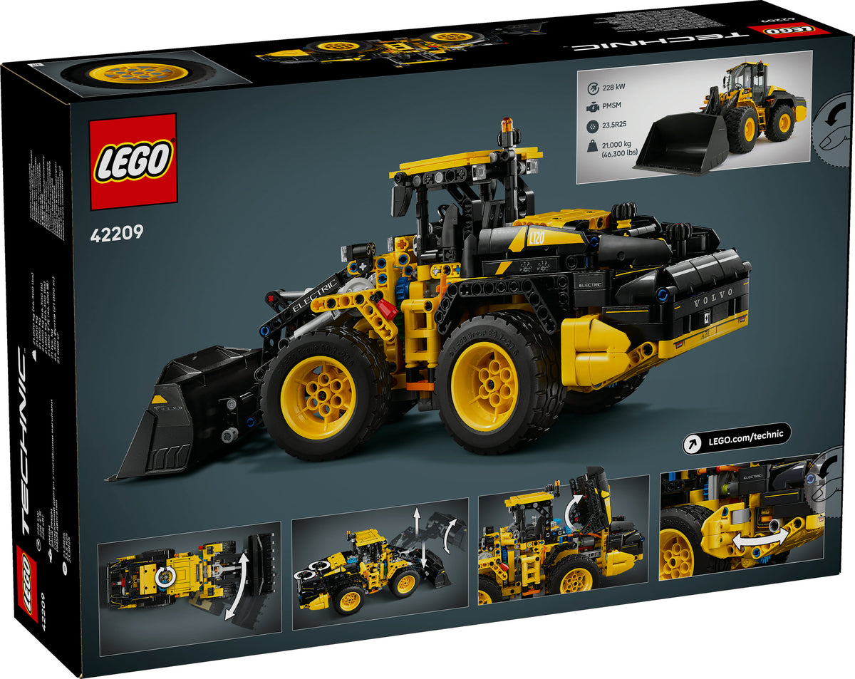 LEGO Technic 42209 pala gommata volvo l120 electric