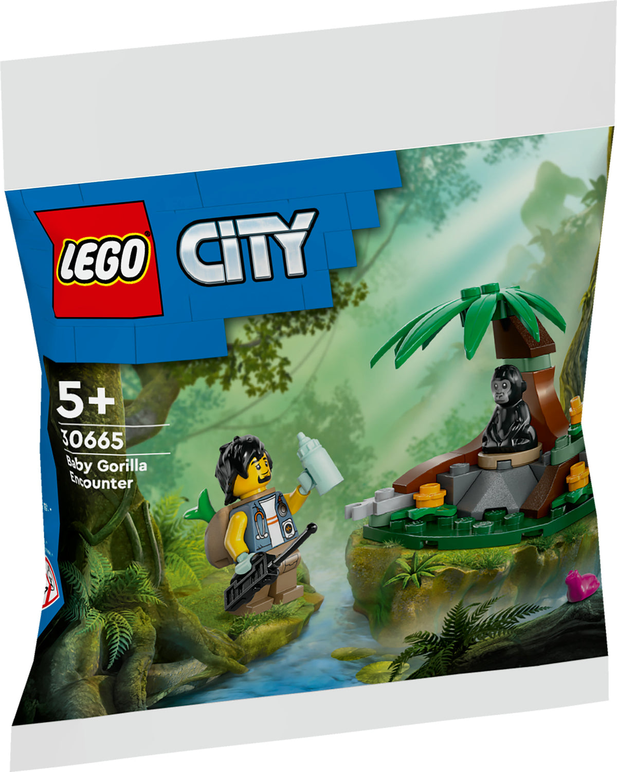 LEGO City 30665 l’incontro con il cucciolo di gorilla