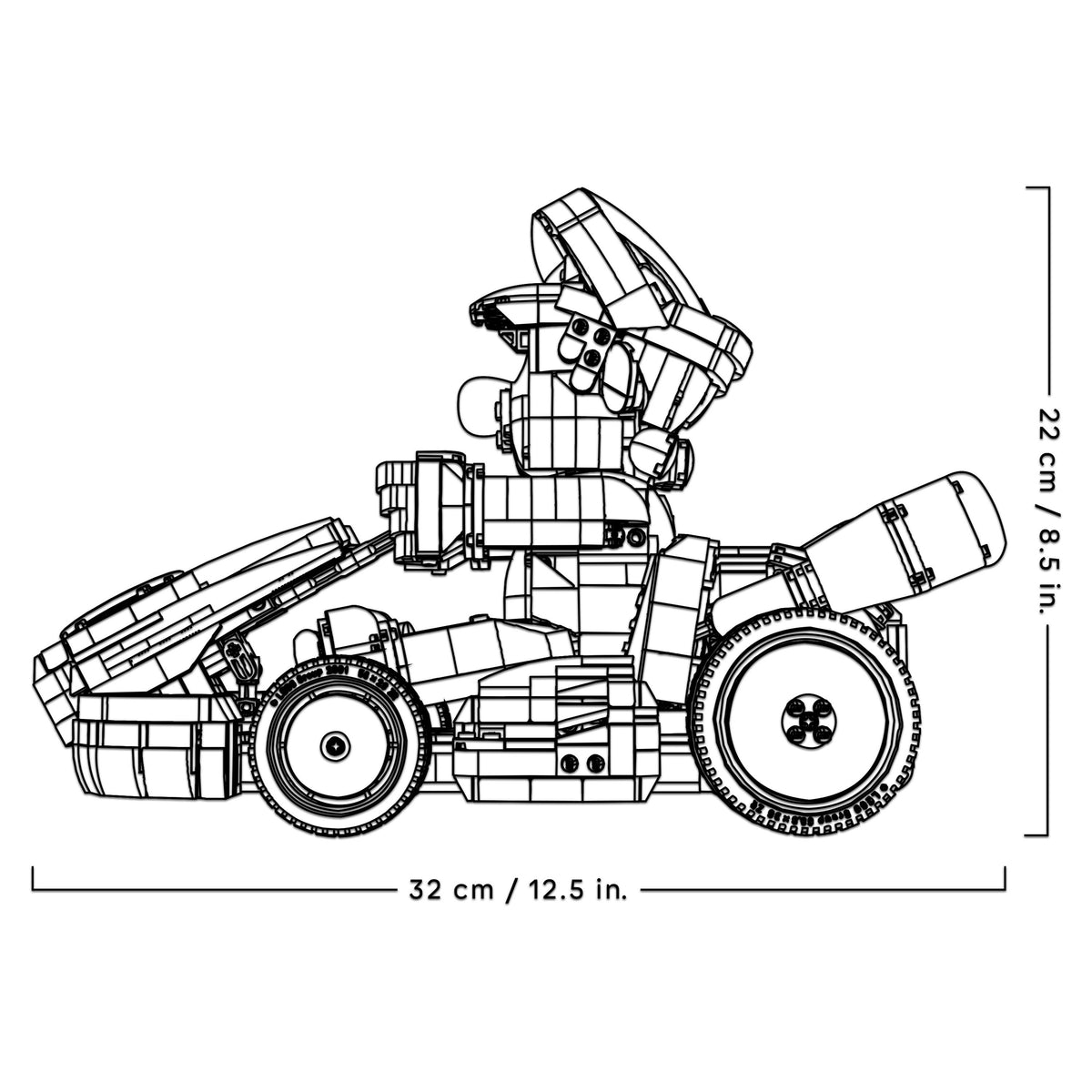 LEGO Super Mario 72037 Mario Kart™: Mario e Kart standard