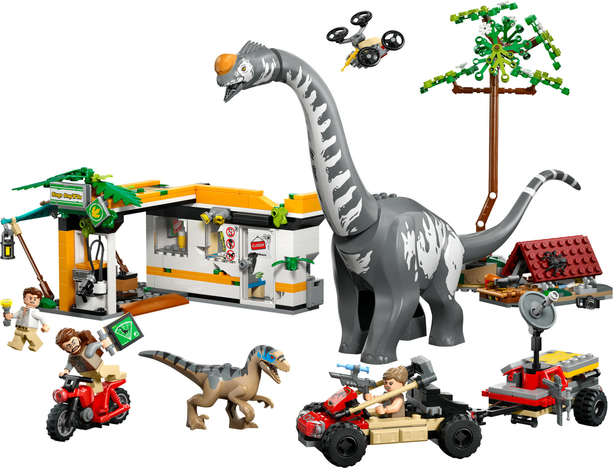 LEGO Jurassic World 76973 alla ricerca del raptor e del titanosauro