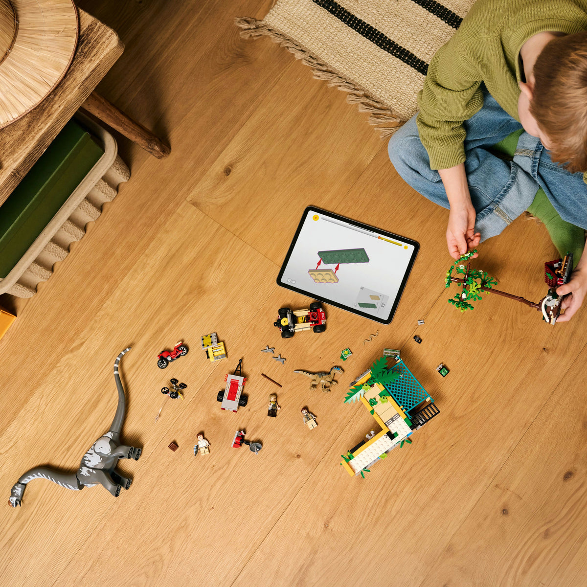LEGO Jurassic World 76973 alla ricerca del raptor e del titanosauro