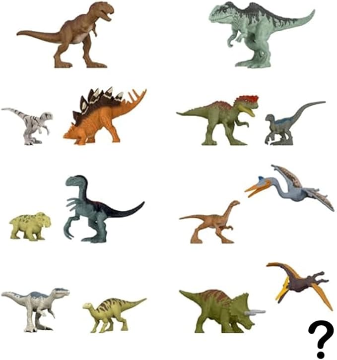 jurassic world dominion - mini dinosauri assortiti