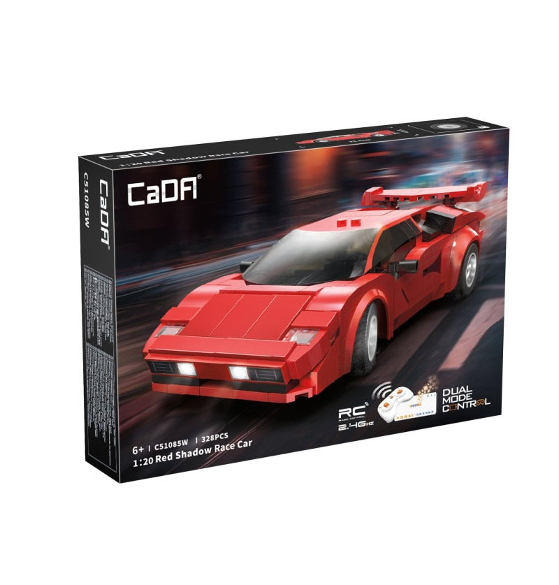 cada - red shadow race car - 328 pz.