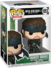 metal gear solid - naked snake 9cm - funko pop! 1053