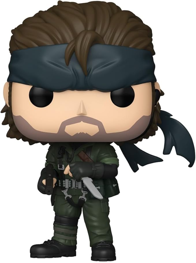 metal gear solid - naked snake 9cm - funko pop! 1053