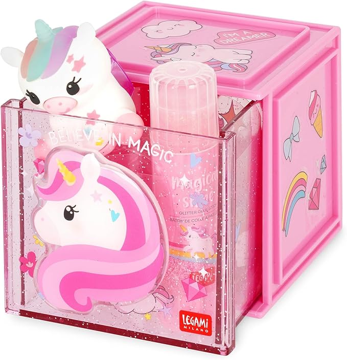 box componibile da scrivania - cutie cubes - unicorn
