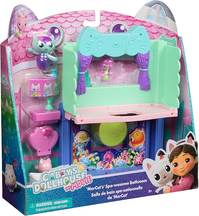 gabby's dollhouse - le stanze deluxe - bagno