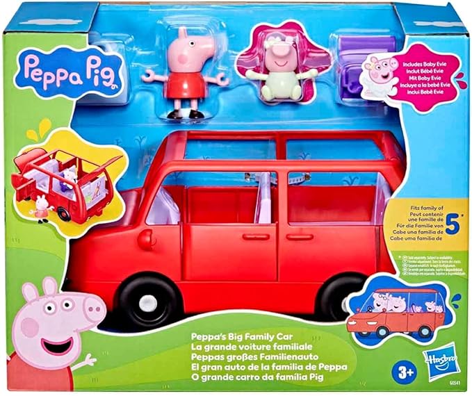 peppa pig - l'automobile di famiglia di peppa pig