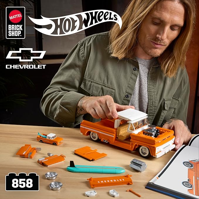 mattel brick shop hot wheels - chevrolet '62