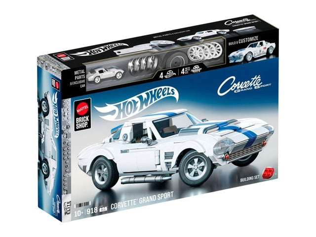 mattel brick shop hot wheels - corvette grand sport