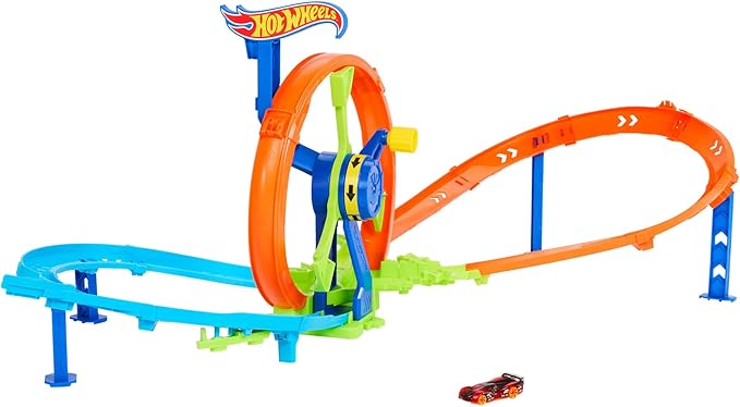 hot wheels - pista loop rotante