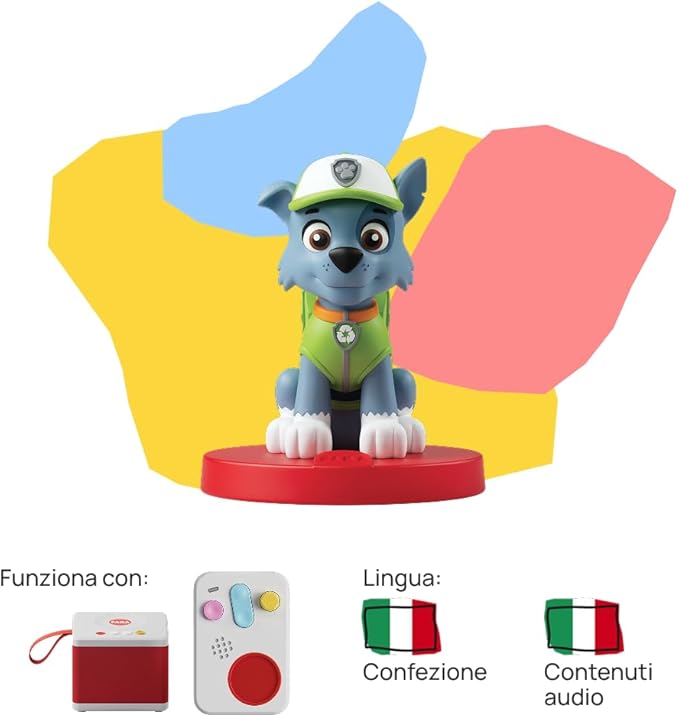faba raccontastorie - paw patrol - la squadra dei cuccioli rocky