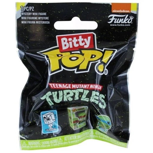 tmnt - teenage mutant ninja turtles 1 personaggio assortito 3cm  - funko pop bitty