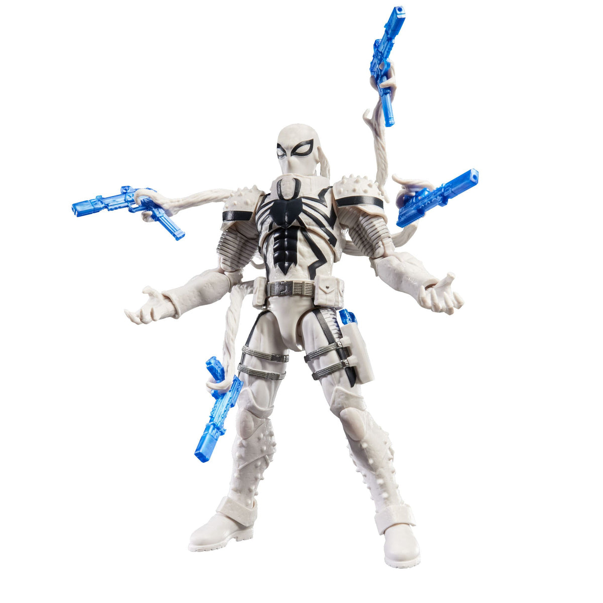 marvel legends series x magic: the gathering - agente anti-venom 15cm + 1 magic foil card