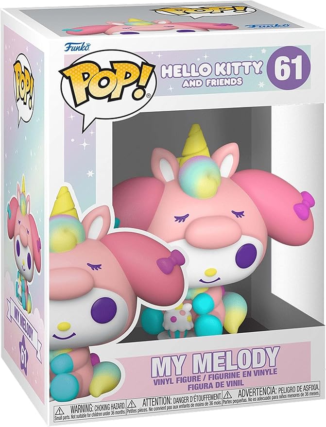 hello kitty and friends - my melody 9cm - funko pop! 61