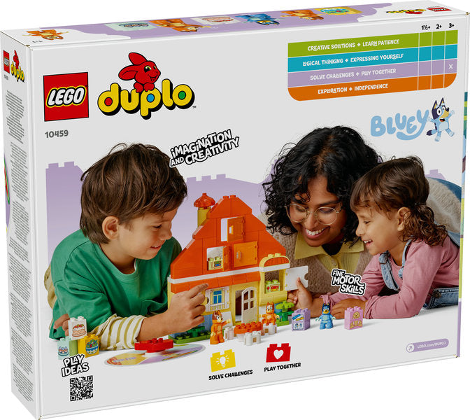 LEGO Duplo 10459 casa della famiglia di bluey con gioco di memoria