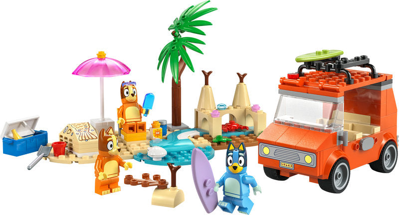 LEGO Bluey 11202 vacanza sulla spiaggia della famiglia di bluey
