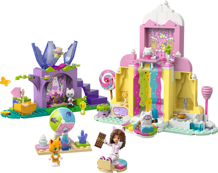 LEGO Gabby's Dollhouse 11205 dolce montagna e giardino di gattina fatina