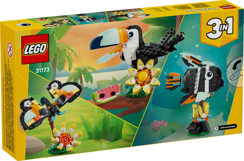 LEGO Creator 31173 animali selvatici: tucano tropicale