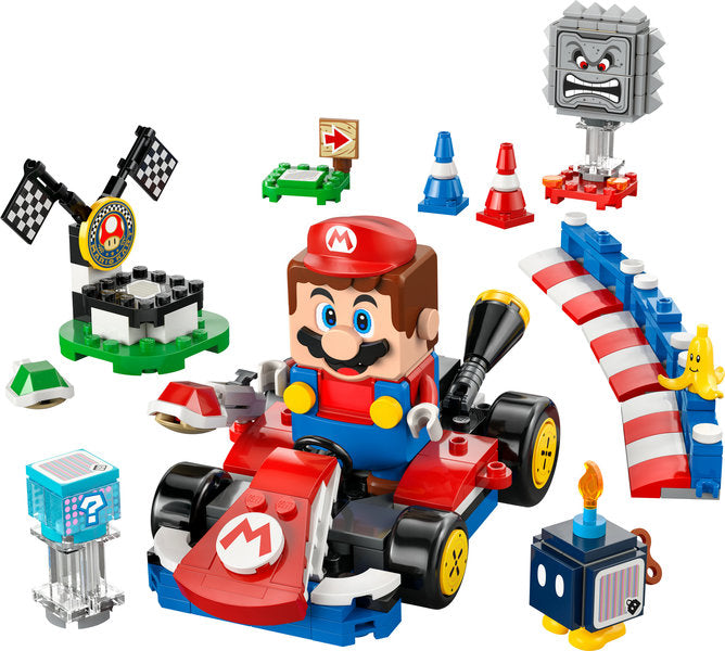 LEGO Super Mario 72043 mario kart™ lego® mario™ interattivo e kart standard