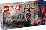 LEGO Super Heroes 76321 spider-man contro doc ock: duello sul treno