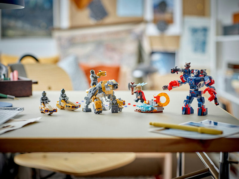 LEGO Super Heroes 76322 avengers: endgame thor contro chitauri